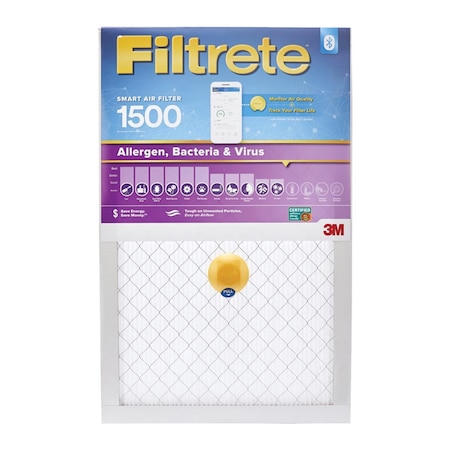 Filtrete Filtrete 20 in. W X 20 in. H X 1 in. D Polypropylene 12 MERV Smart Air Filter 1 pk S-2002-4